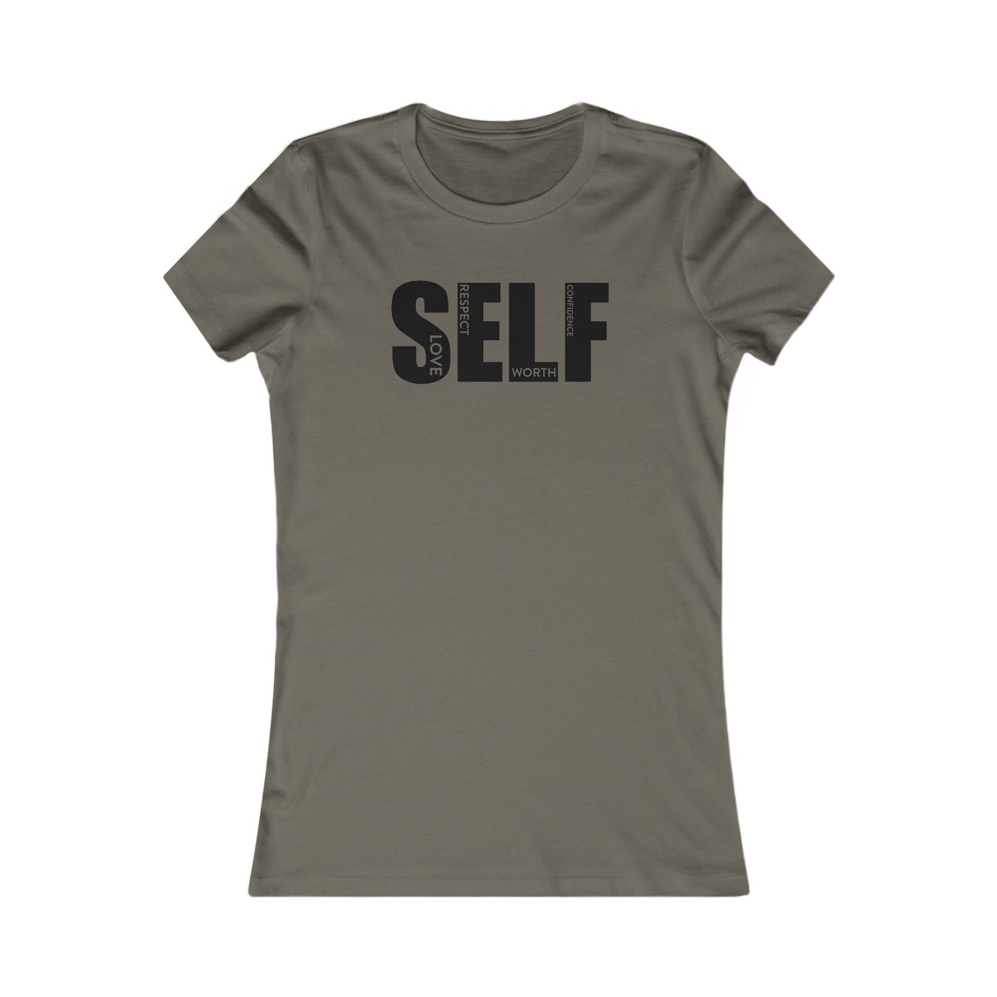 Empowerment Tee - “SELF” - Feminist T-Shirt for Women, Inspirational Gift, Casual Wear, Self-Love Shirt, Motivational Apparel