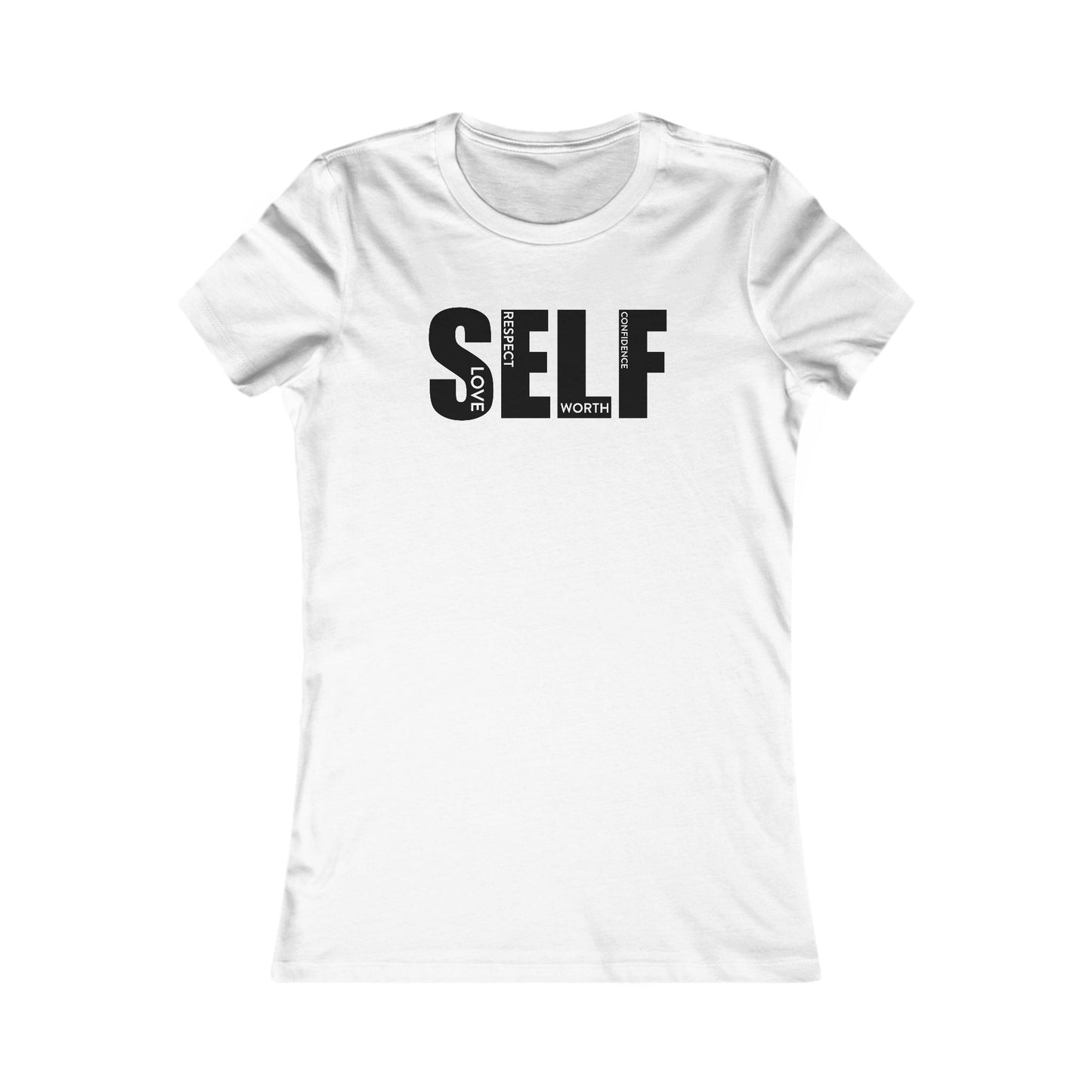 Empowerment Tee - “SELF” - Feminist T-Shirt for Women, Inspirational Gift, Casual Wear, Self-Love Shirt, Motivational Apparel