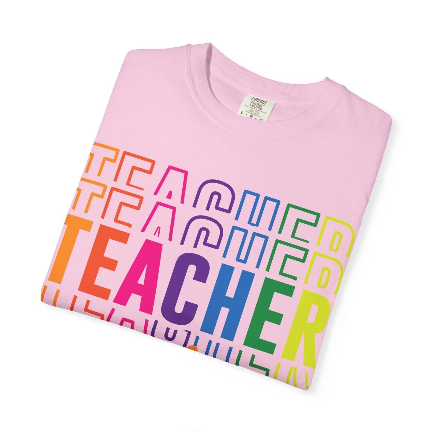 Vibrant Teacher Life T-shirt, Gift for Teachers, School Apparel, Teacher Appreciation Day, Classroom Wardrobe, Unisex Floral Tee
